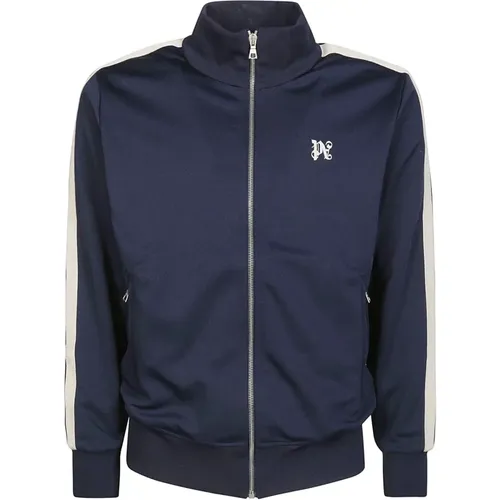 Monogram Track Jacket , male, Sizes: M - Palm Angels - Modalova