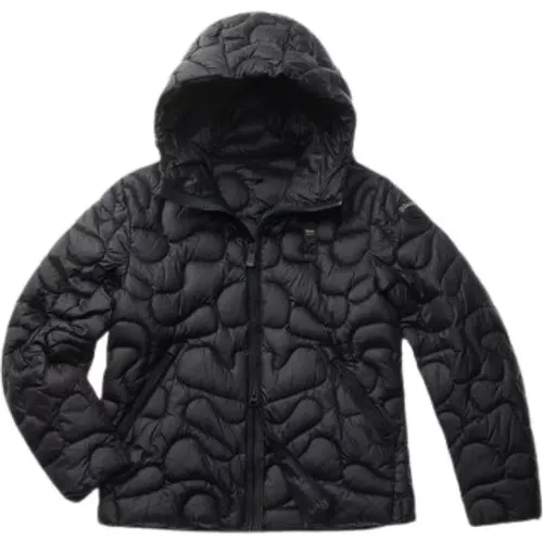 Herren Kapuzen Hamlet Steppjacke - Blauer - Modalova