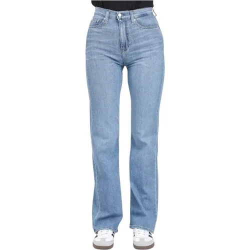 Helle Denim Slim Fit Five-Pocket Jeans , Damen, Größe: W27 - Calvin Klein Jeans - Modalova