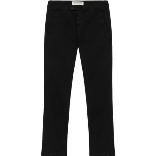 Winter Gabardine Trousers , male, Sizes: W42, W35, W33, W38, W40, W32, W31, W34, W44, W30, W36 - Roy Roger's - Modalova