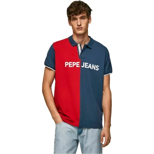 Jan Kurzarm-Polo , Herren, Größe: S - Pepe Jeans - Modalova