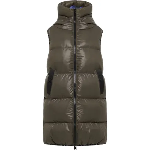 Quilted Long Vest Decima , female, Sizes: 2XL, L, S, M, XL - carlo colucci - Modalova