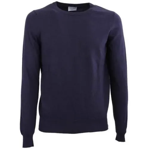 Extrafine Wool Crewneck Sweater with Patch , male, Sizes: XS, M, S - Aquascutum - Modalova