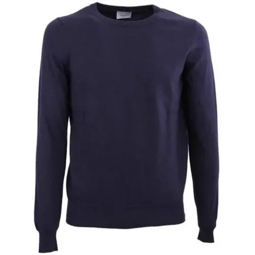 Extrafine Wool Crewneck Sweater with Patch , male, Sizes: XS, S - Aquascutum - Modalova