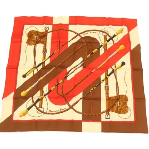 Pre-owned Silk scarves , female, Sizes: ONE SIZE - Hermès Vintage - Modalova