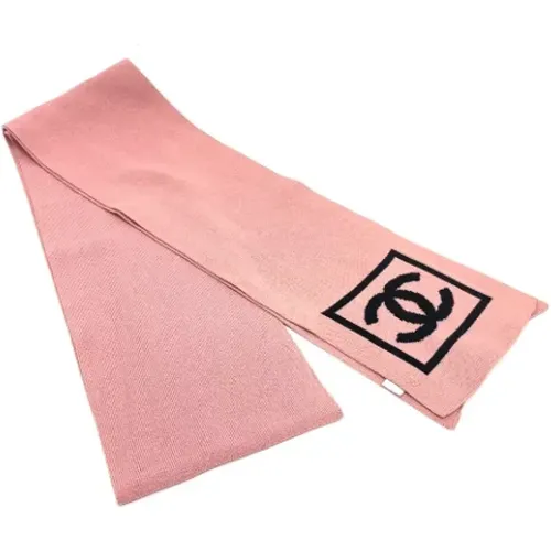 Pre-owned Cotton scarves , female, Sizes: ONE SIZE - Chanel Vintage - Modalova