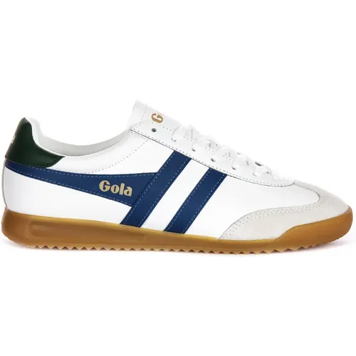 Classic Leather Trainers in Navy , male, Sizes: 7 UK, 11 UK, 6 UK, 10 UK, 9 UK, 12 UK, 8 UK - Gola - Modalova