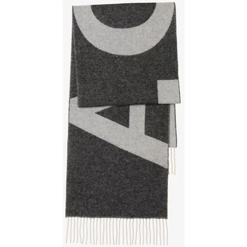 Jacquard Wool Blend Scarf , unisex, Sizes: ONE SIZE - A.p.c. - Modalova