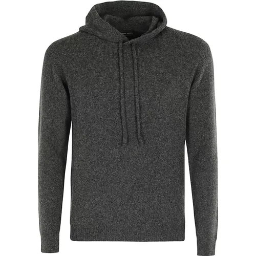 Baby Camel Wool Hooded Sweater , Herren, Größe: L - Roberto Collina - Modalova