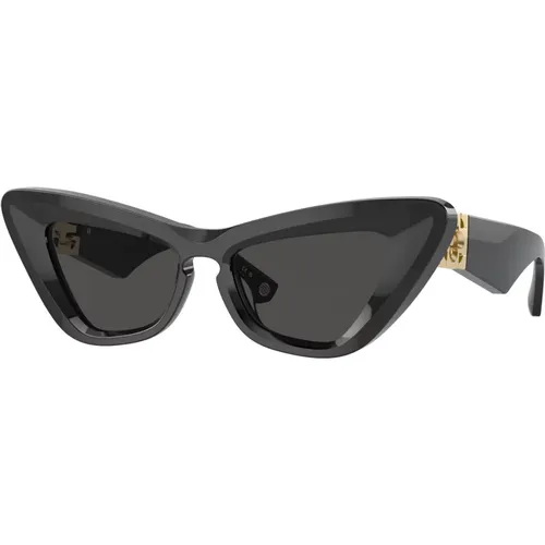 Stilvolle Sonnenbrille in Blauton , unisex, Größe: 51 MM - Burberry - Modalova