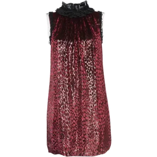 Pre-owned Velvet dresses , female, Sizes: S - Dolce & Gabbana Pre-owned - Modalova