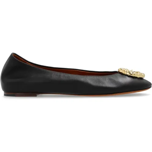 Melodie leather ballet flats , female, Sizes: 5 UK, 3 UK, 4 UK, 6 UK - Lanvin - Modalova