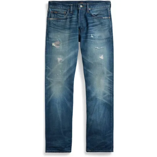 Gerades Jeans , Herren, Größe: W30 - Polo Ralph Lauren - Modalova