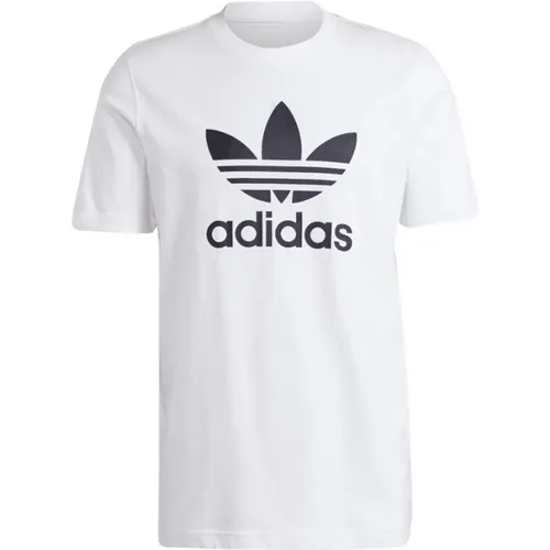 Klassisches Trefoil Tee , Herren, Größe: M - Adidas - Modalova