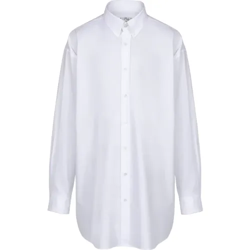 Bio-weißes Oxford-Hemd , Herren, Größe: M - Maison Margiela - Modalova