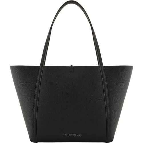 Schultertasche , Damen, Größe: ONE Size - Armani Exchange - Modalova