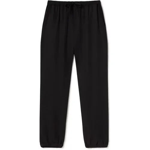 Tapered Hosen , Damen, Größe: L - Twothirds - Modalova