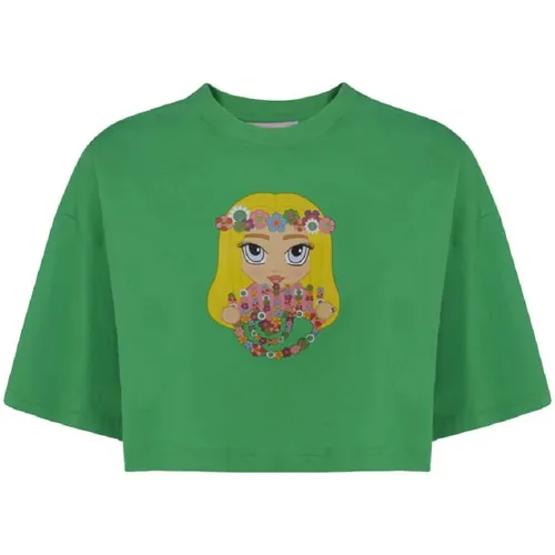 Kurzarm T-Shirt , Damen, Größe: XS - Chiara Ferragni Collection - Modalova