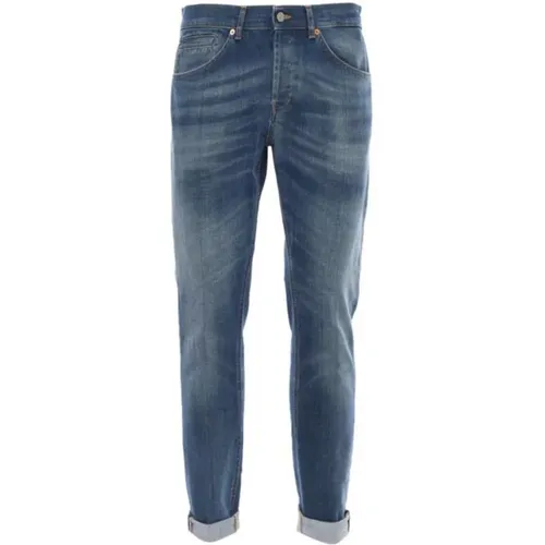 Slim Fit George Gewaschene Jeans , Herren, Größe: W38 - Dondup - Modalova