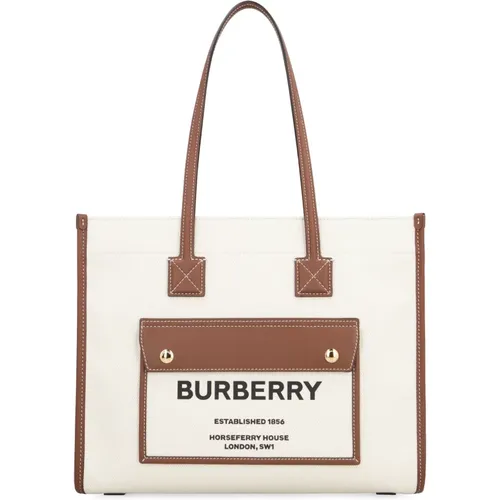 Freya Canvas Tote Tasche Burberry - Burberry - Modalova