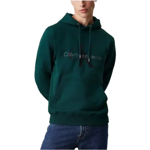 Seasonal Monologue Hoodie , male, Sizes: M, L, XL, S - Calvin Klein - Modalova