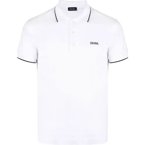 Men Clothing T-Shirts Polo Shirt Ss23 , male, Sizes: L, 2XL, XL, M - Ermenegildo Zegna - Modalova