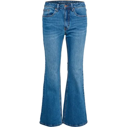 High Bootcut Jeans Medium Wash , female, Sizes: W29 L34, W28 L34, W31 L32 - My Essential Wardrobe - Modalova