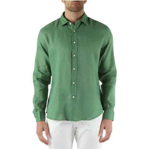 Linen Shirt with Classic Collar , male, Sizes: L, XL, 2XL, M, S - At.P.Co - Modalova