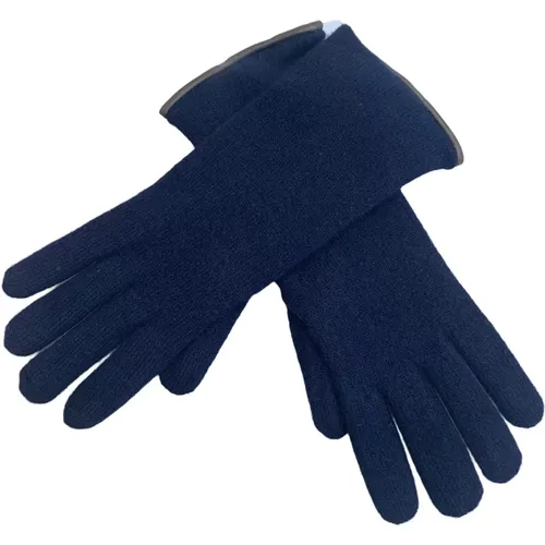 Cashmere Double Gloves /Tortora Italy , female, Sizes: 7 IN, 7 1/2 IN - Restelli Guanti - Modalova