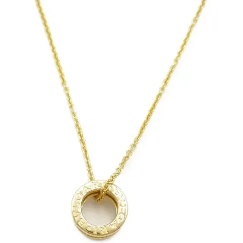 Pre-owned Gold necklaces , female, Sizes: ONE SIZE - Bvlgari Vintage - Modalova