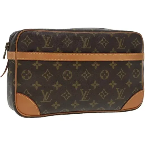 Pre-owned Canvas clutches , female, Sizes: ONE SIZE - Louis Vuitton Vintage - Modalova