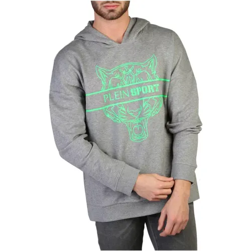 Kapuzenpullover - Fips218 , Herren, Größe: M - Plein Sport - Modalova