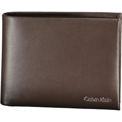 Elegant Leather Wallet with Rfid Protection , male, Sizes: ONE SIZE - Calvin Klein - Modalova