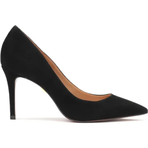 Schwarze Wildleder Elegante Pumps - Kazar - Modalova