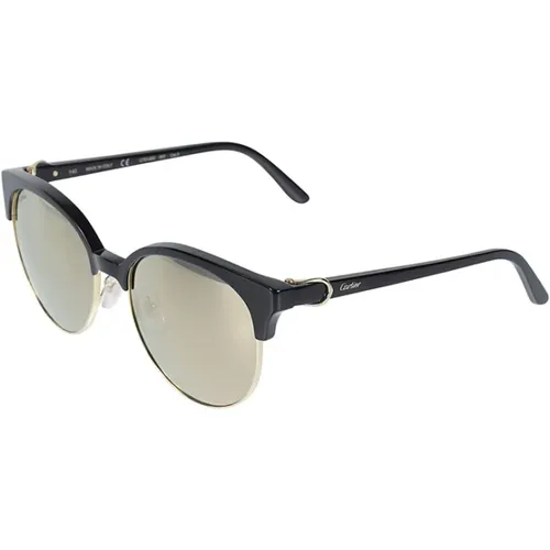 Ct0126S Schwarze Bronzene Sonnenbrille - Cartier - Modalova