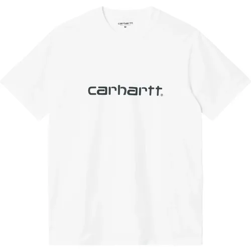 Logo T-shirt , male, Sizes: XL, 2XL - Carhartt WIP - Modalova