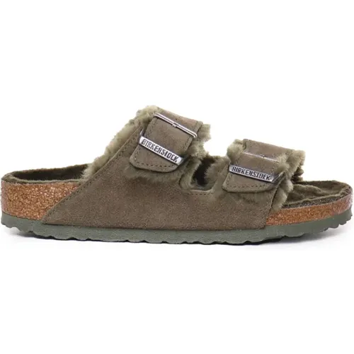 Cotton Blend Sandals , female, Sizes: 3 UK - Birkenstock - Modalova