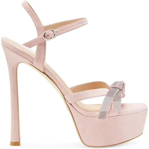 Mega Bow Platform Sandal , Damen, Größe: 38 EU - Stuart Weitzman - Modalova