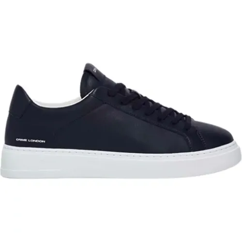 Blaue Ledersneakers - Modell 16806 - Crime London - Modalova