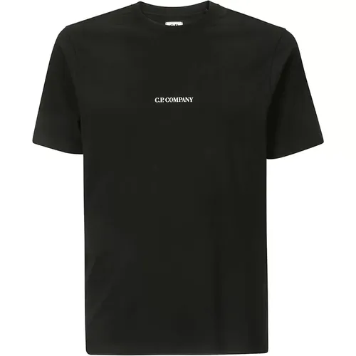 Printed Logo T-Shirt , male, Sizes: M, S, XL, L - C.P. Company - Modalova