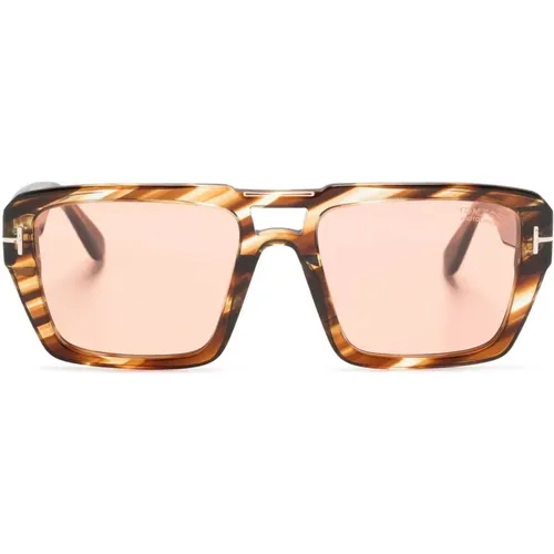 Ft1153 55E Sunglasses , male, Sizes: 56 MM - Tom Ford - Modalova