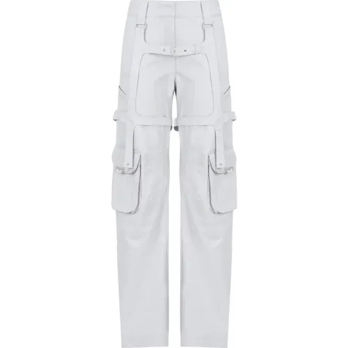 Cargo Pocket Trousers , female, Sizes: XS - Off White - Modalova