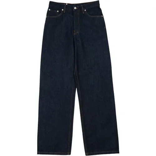 Indigo Straight Leg Jeans - Dries Van Noten - Modalova