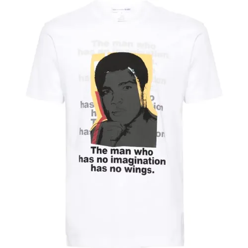 Andy Warhol Cotton T-shirt , male, Sizes: S, M, XL - Comme des Garçons - Modalova