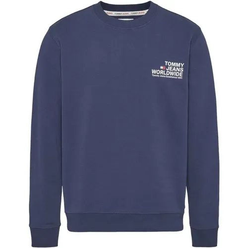 Entry Graphic Crew Sweatshirt , male, Sizes: S - Tommy Hilfiger - Modalova