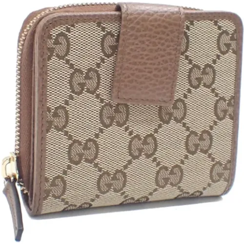 Pre-owned Canvas wallets , female, Sizes: ONE SIZE - Gucci Vintage - Modalova