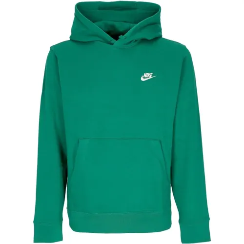 Sportswear Club Fleece Hoodie Malachite , male, Sizes: M, L, XL, S - Nike - Modalova