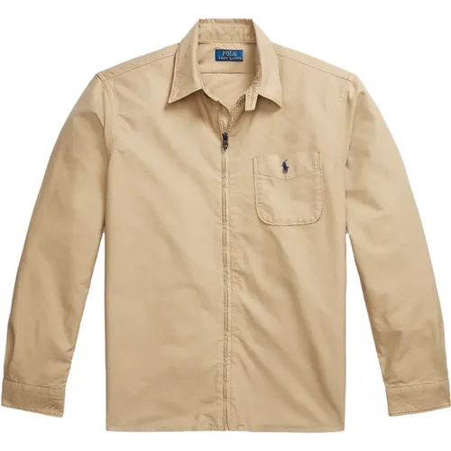 Polo overshirt Hellbraun - Ralph Lauren - Modalova