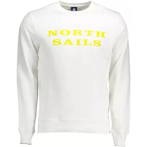 Bedruckter Baumwollpullover , Herren, Größe: L - North Sails - Modalova