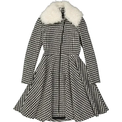 Wool Blend Jacket with Detachable Fur Collar , female, Sizes: XS - Giambattista Valli - Modalova